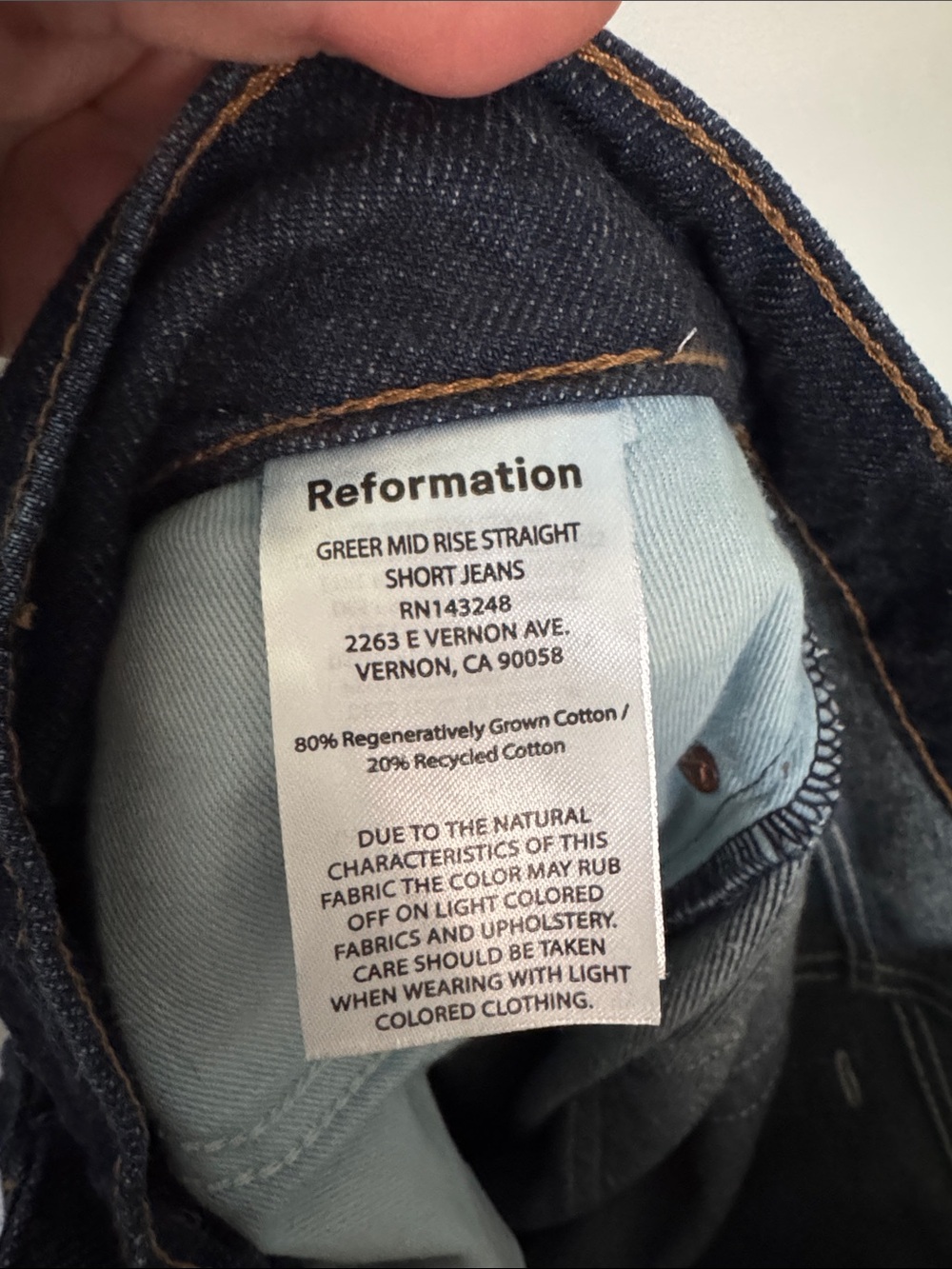 Greer Mid Rise Straight Short Jeans - Picture 7 of 9